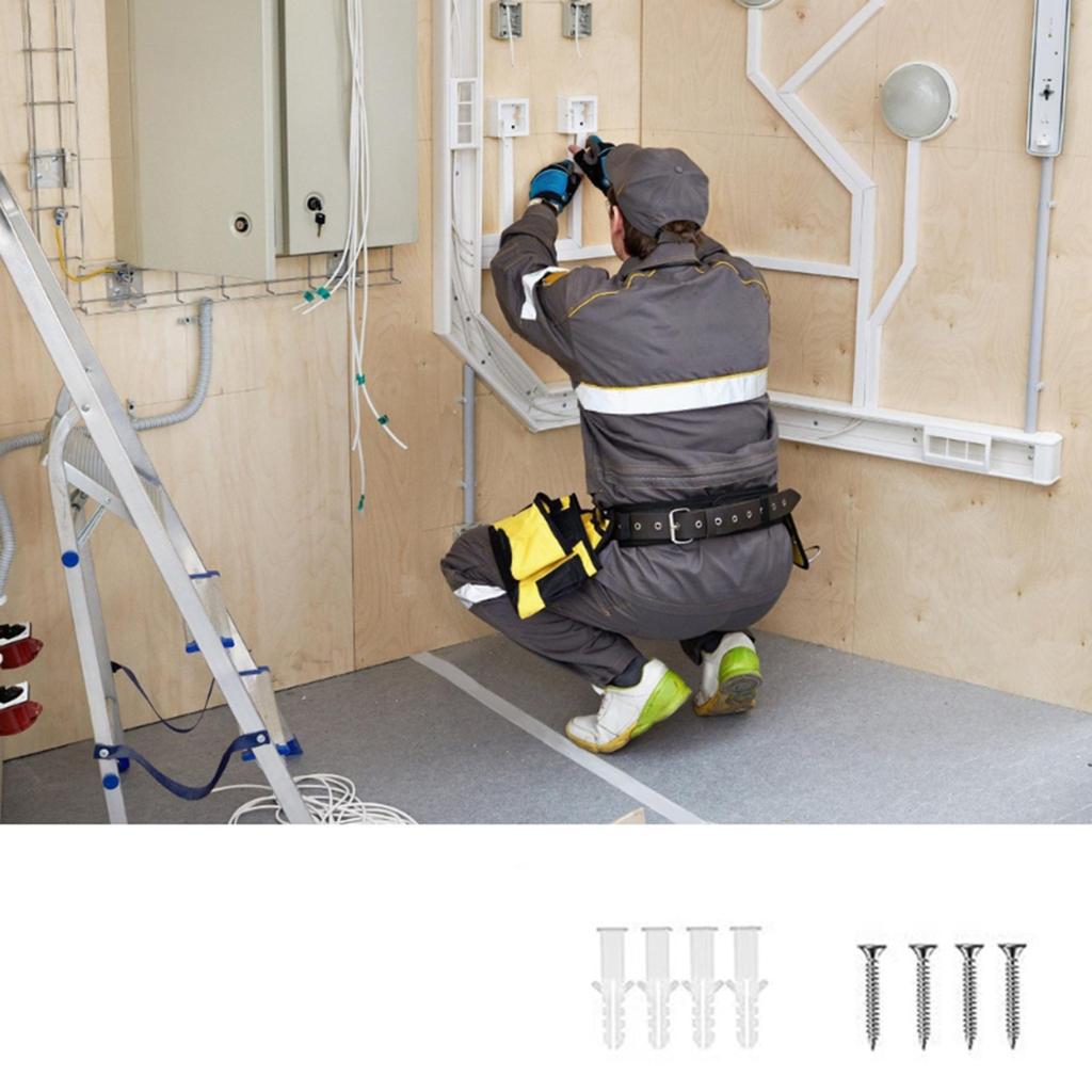 NEMA 50A Electrical Socket Set 50Amp Power Outlet Box Heavy Duty 50R Outlet Simple Installation for High Power Devices