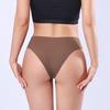 Seamless Ice Silk Low-Waist Briefs for Women - Breathable, Quick-Dry, Pure Cotton Crotch, Large Size Yoga Sports Underwear
