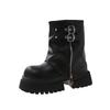 Short, Short, Thick Soled Women'S  Autumn New Brown British Style Knight Leg Boots Fashion Trends
