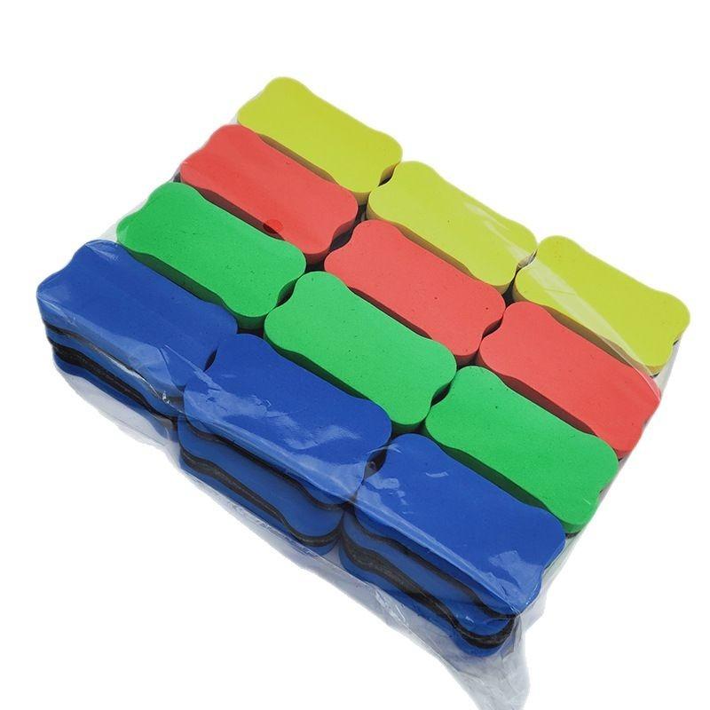 Magnetic Felt Small Bone Shaped Eva Whiteboard Eraser Cleaning Tool