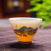 Butik Suet Jade Keramika Šálek Cestovní Meditační Šálek Osobní Čajová Miska Ručně vyrobená Čajová sada Příslušenství Pu'er Master Cup