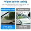 2PCs Car Wiper Booster Spring Alloy Arms Rubber Strong Boosting Tool for Windshield Vehicles Truck Universal Replaceable Parts