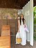 DTWO2026 Spring/Summer Elegant Original Design Solid Color Dress