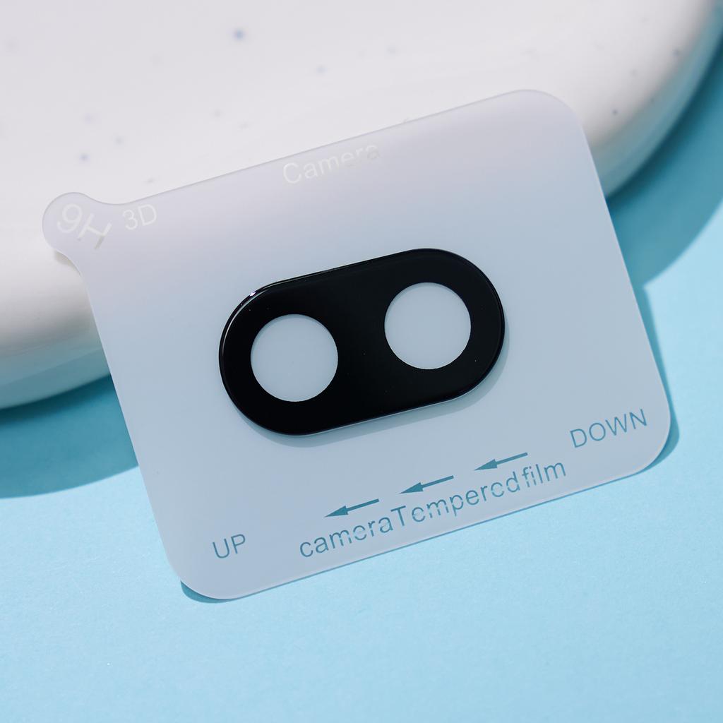 For Google Pixel 9a Tempered Glass Lens Protector Black Silk Printing Camera Lens Film