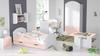 Letto per Bambini Leo 180X80 Bianco-Rosa