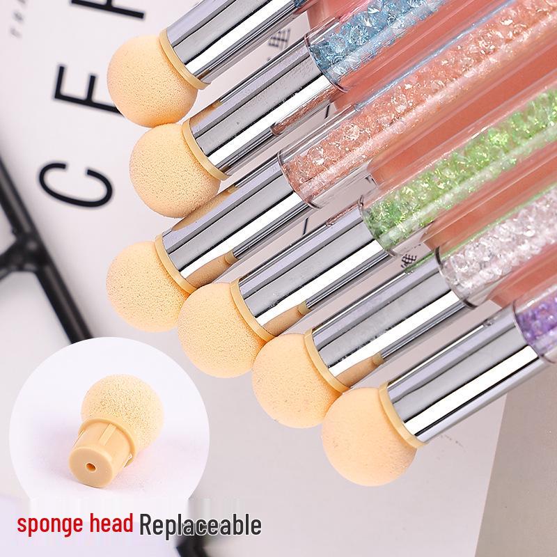 Nail Art Double-Ended Sponge Pen: Gradient, Blending, Dotting & Stippling Tool for Nail Artists