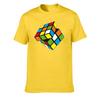 2024 Fun Unisexs High Quality Rubiks Cube T Shirt Casual T Shirt Unisex 100 Cotton Short Sleeve Vintage Big Size Quality Tops Tees