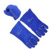 1 Pair Welding Gloves Heat Resistant Breathable Hands Protection for Barbecue Grilling Cooking Kitchen