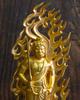 Acala Buddha 21cm by Sculptor Shuun Original Model In the Year of the Guardian Deity of the Chinese Takaoka Bronze Statue, (gold Plated/24k Gold),