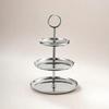 3Tier Dessert Stand Stainless Steel ThreeTier Serving Mirror Polished Tiered Tray for