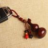 Retro Mobile Phone Pendant Polished Rosewood Car Keychain  Key Chain Decoration
