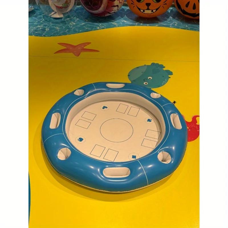 Inflatable Water Chess and Card Table Game Floating Row Fun Swimming Pool Party Summer Outdoor Activities