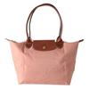 Le Pliage Brand Letter Logo Nylon Tote Bag Tote Bag Shopping Bag Handbag Medium Size Women's Pink 2605089P96