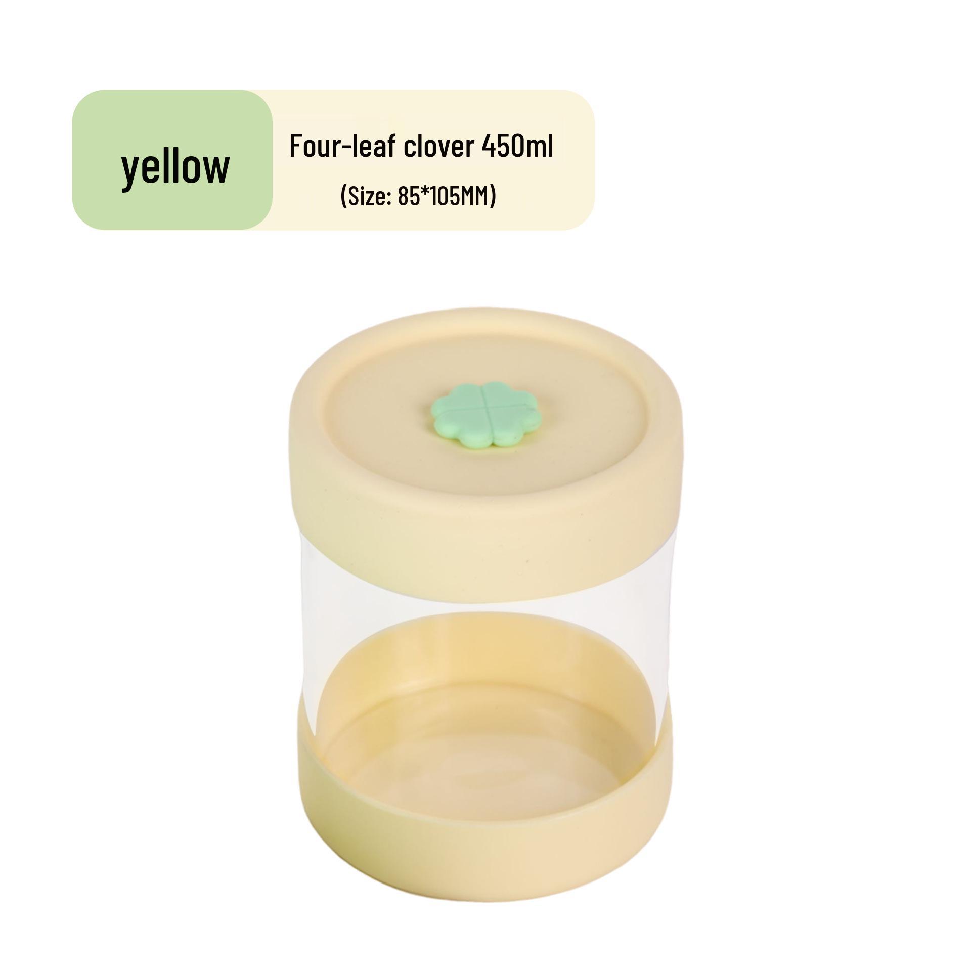 

Glass Storage Jar with Food-Grade Silicone for Grains, Tea, Dried Fruit 450ml