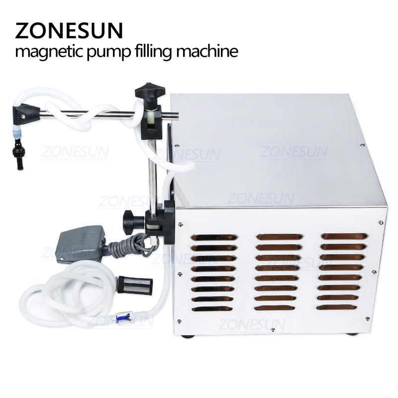 ZONESUN GZ-YG1 Automatic Magnetic Pump Filling Machine Beverage Perfume ethanol Alcohol Hydrogen Peroxide Essential Oil Liquid