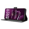 For Xiaomi Poco M7 Pro 5G Case PU Leather Diamond Texture Wallet Phone Cover