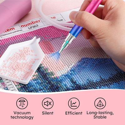 Wax-free Diamond Art Pen Electric Diamond Art Pen USB-Powered Diamond Placement Vacuum Pen for DIY Diamond Art Crafts