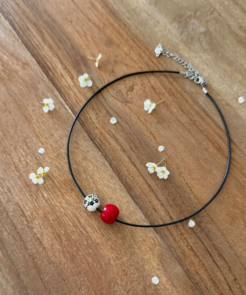 Fantastic Planet Flower Ball String Necklace