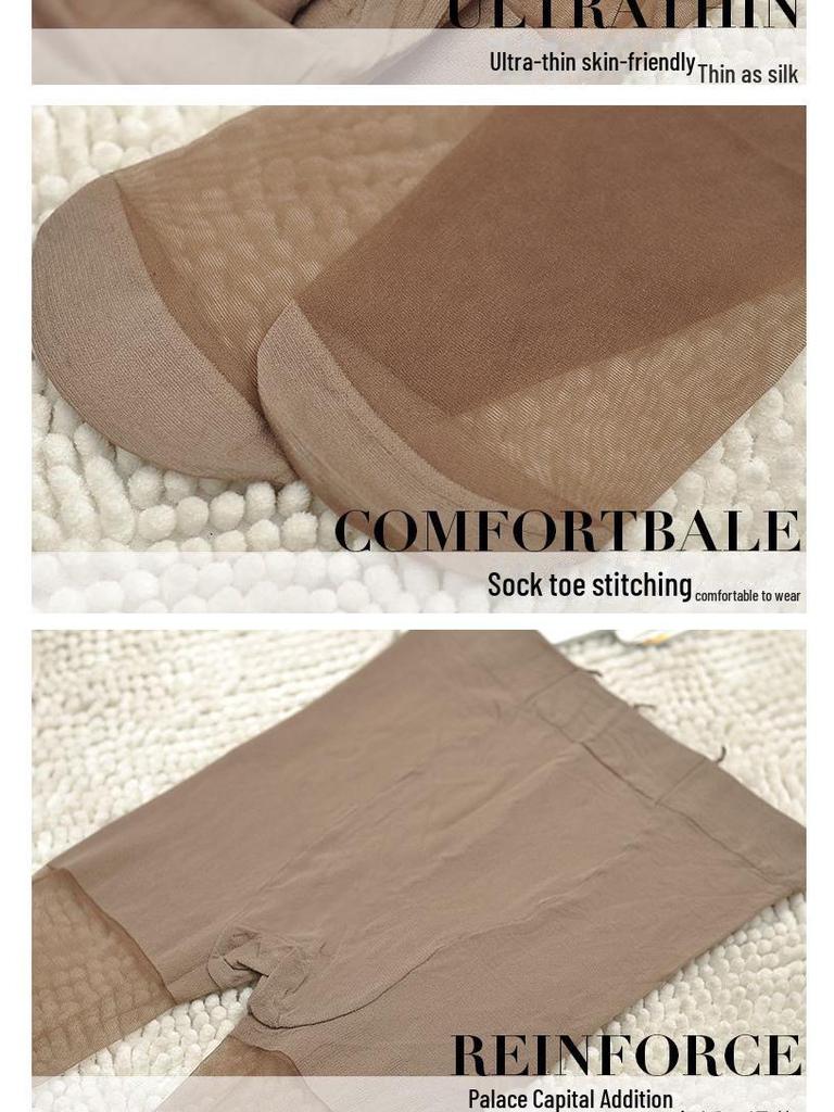 Fenna 5D Super Transparent Invisible Silk Pantyhose for Women - Thin Spring and Summer Stockings