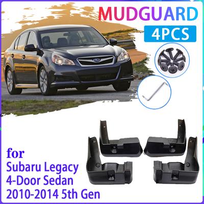 4 PCS Car Mud Flaps for Subaru Legacy Sedan 2010 2011 2012 2013 2014 Mudguard Splash Guards Fender Mudflaps Auto