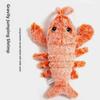 Cat Toys Electric Lobster USB Rechargeable Simulation Jumping Shrimp Plush Electric Pet Teasing Cat Dogs Toys Wiggly Lobster