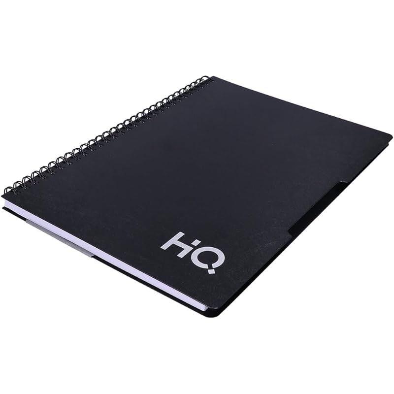 

Navneet Youva | Single Subject Wiro Binding Office Spiral Notebook for Personal and Office Use | B5 Size - 25 cm x 17 cm medium чёрный