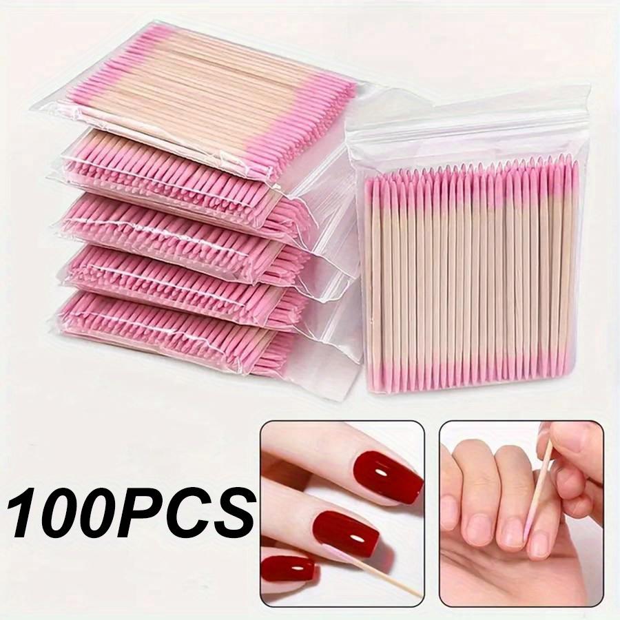 Professional Double-ended Nail Art Stick, Eyebrow Shape Nail Art Stick, Detail Correction Tool, Nail Polish Remover, and Accessories.