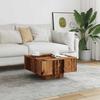  Coffee Table, Old Wood, 60x60x31.5 Cm, Chipboard