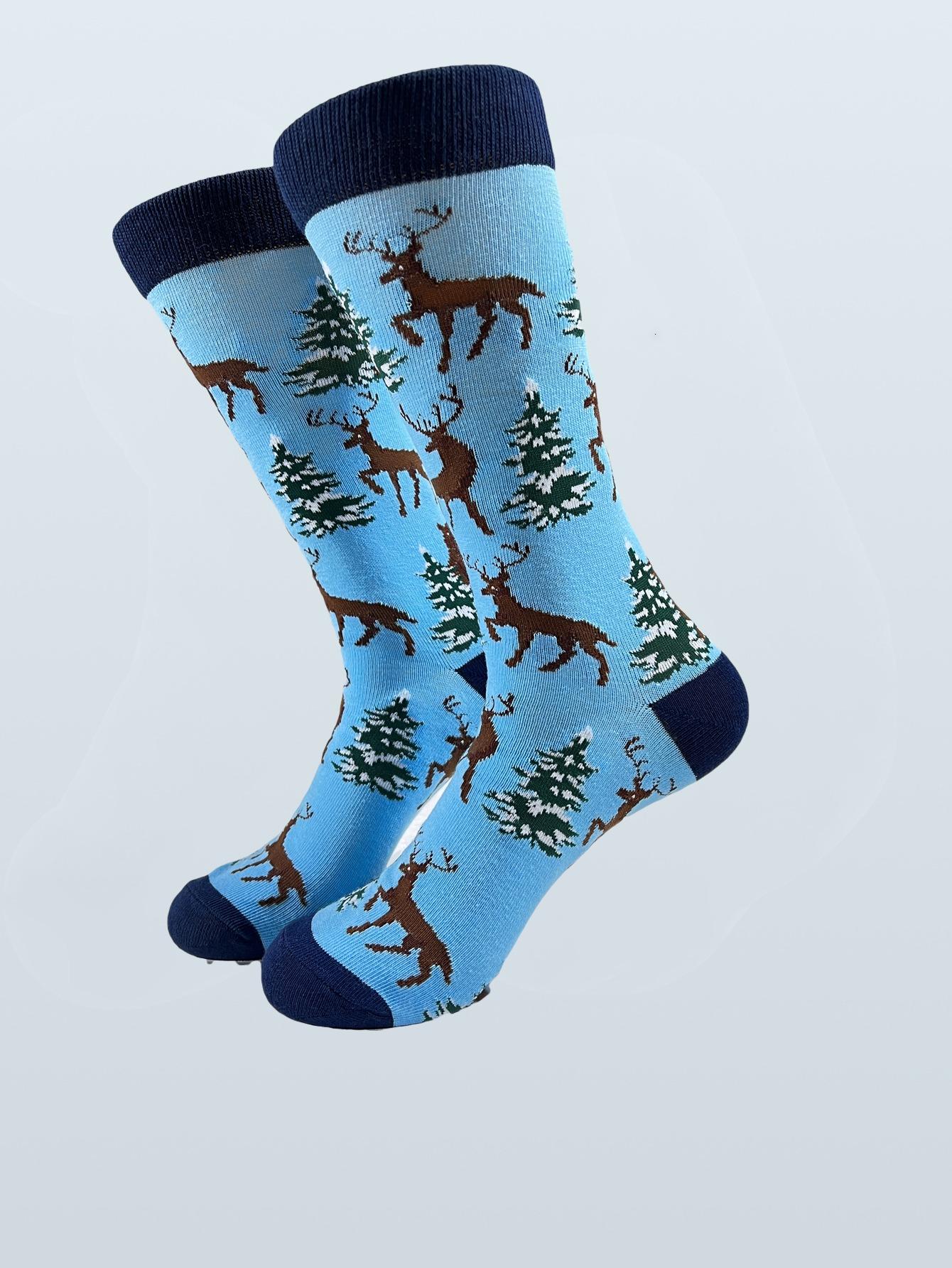 Katoenen Vrolijke Grappige Sokken Heren Nieuwe Stijl Hiphop Unisex Nieuwigheid Harajuku Gek Ontwerp Middellang Dier Honkbal Skateboard Sokken SIze 37-44