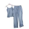 Modal Sleepwear Set For Women With Loose Fit Ruffle Pants Breathable Loungewear For Home Use