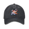 Space Shuttle Geborduurde Gewassen Canvas Baseballpet Klassiek Zwart Verstelbare Pet met Retro Raketontwerp voor Casual Kleding