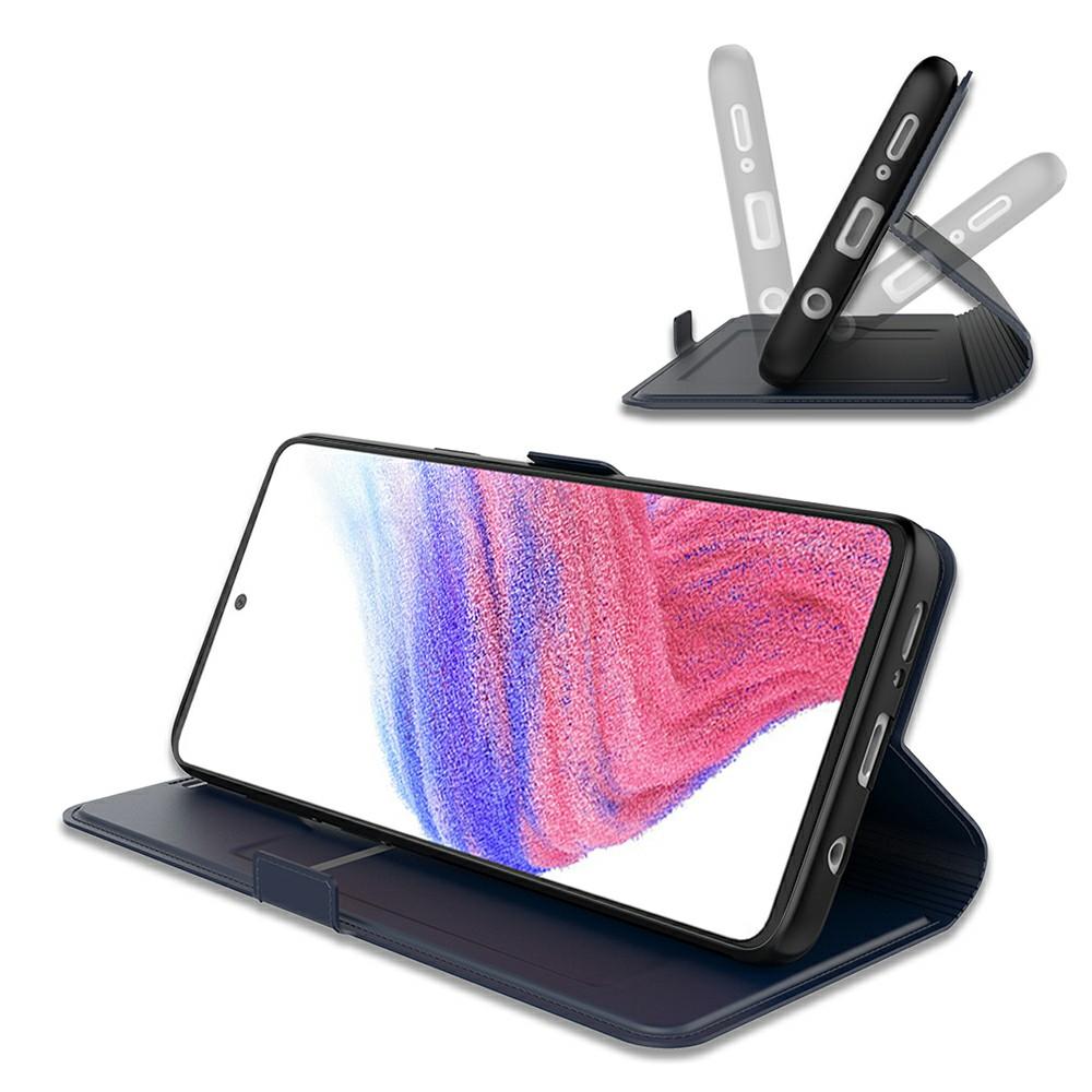 Etui dla Samsunga Galaxy M36 5G Wstrząsoodporna wewnętrzna powłoka TPU Skórzany pokrowiec na telefon Gniazdo na karty