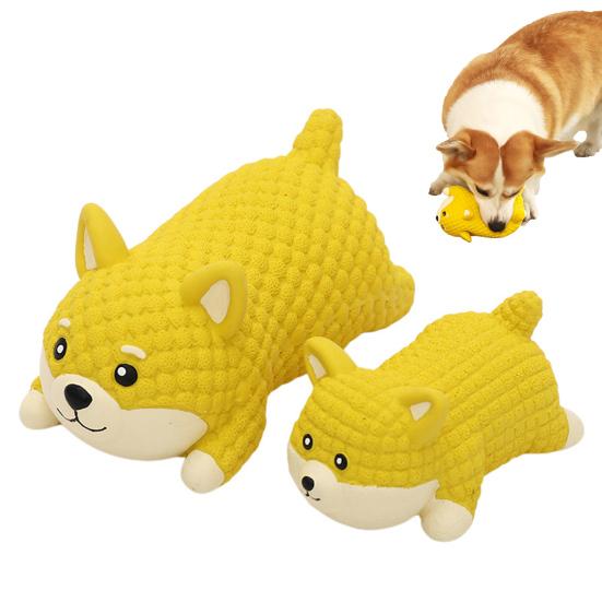 Dog Toy High Elastic Latex Bite-resistant Puppies Adult Dogs Chew Toy with Built-in Sound Device Interactive Toy