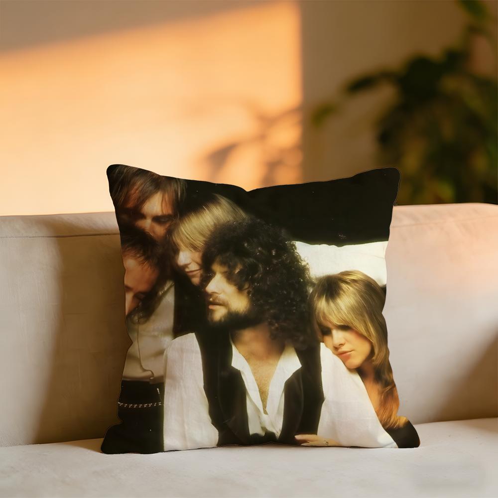 Fleetwood Mac Cushion Cover Cozy Velvet Throw PillowSoft Warm Cushion For Sofa  Bed