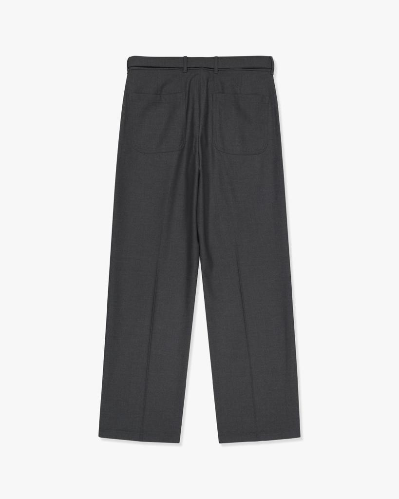 Aseuteulei Stella Belt Pants (Chacol Gray)