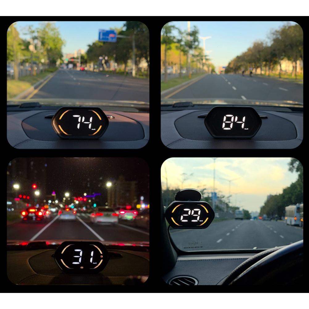 For Cars Real-time Monitoring GPS Speedometer 91*18*50mm Stylish Vehicle Accessory Adaptive Brightness Accurate Speed Readings