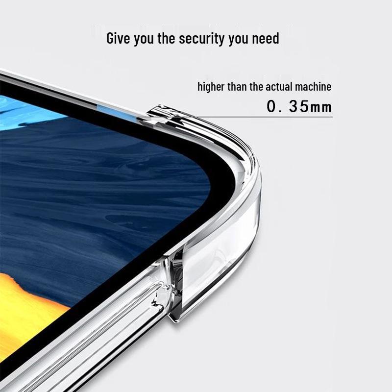 Samsung Galaxy Tab S8 Ultra/S8+ Gjennomsiktig Silikon Støtsikkert Deksel