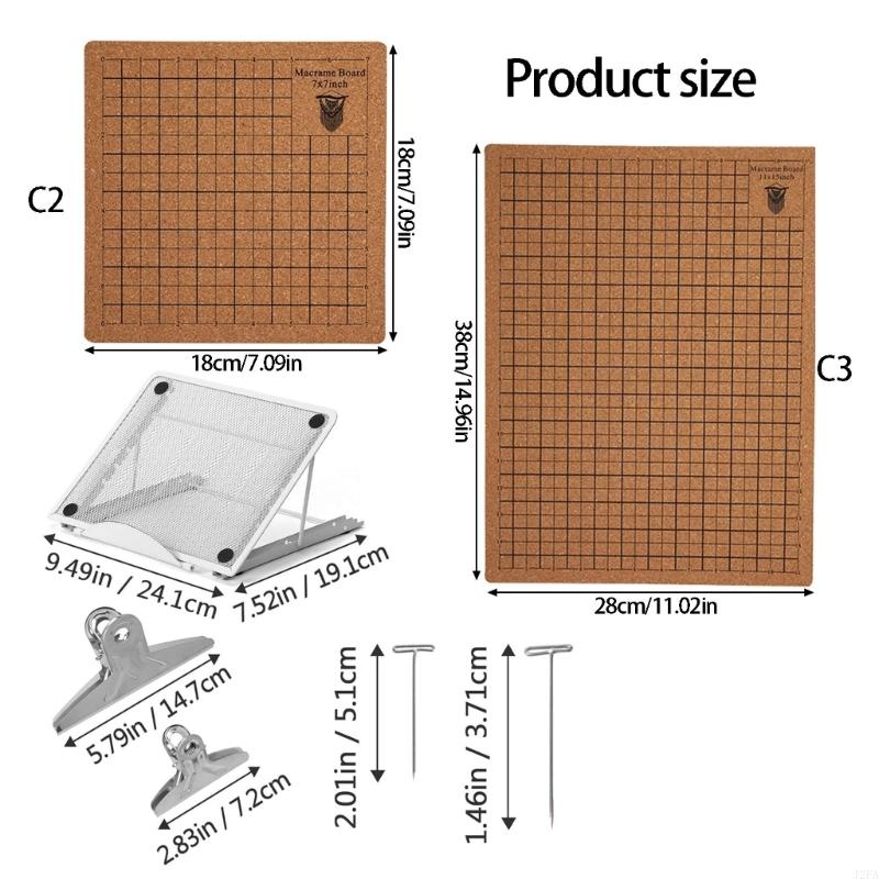 Öko-Kork-Bastelplatte für Heim-DIY Quasten-Spitzen-Knoten-Zubehör