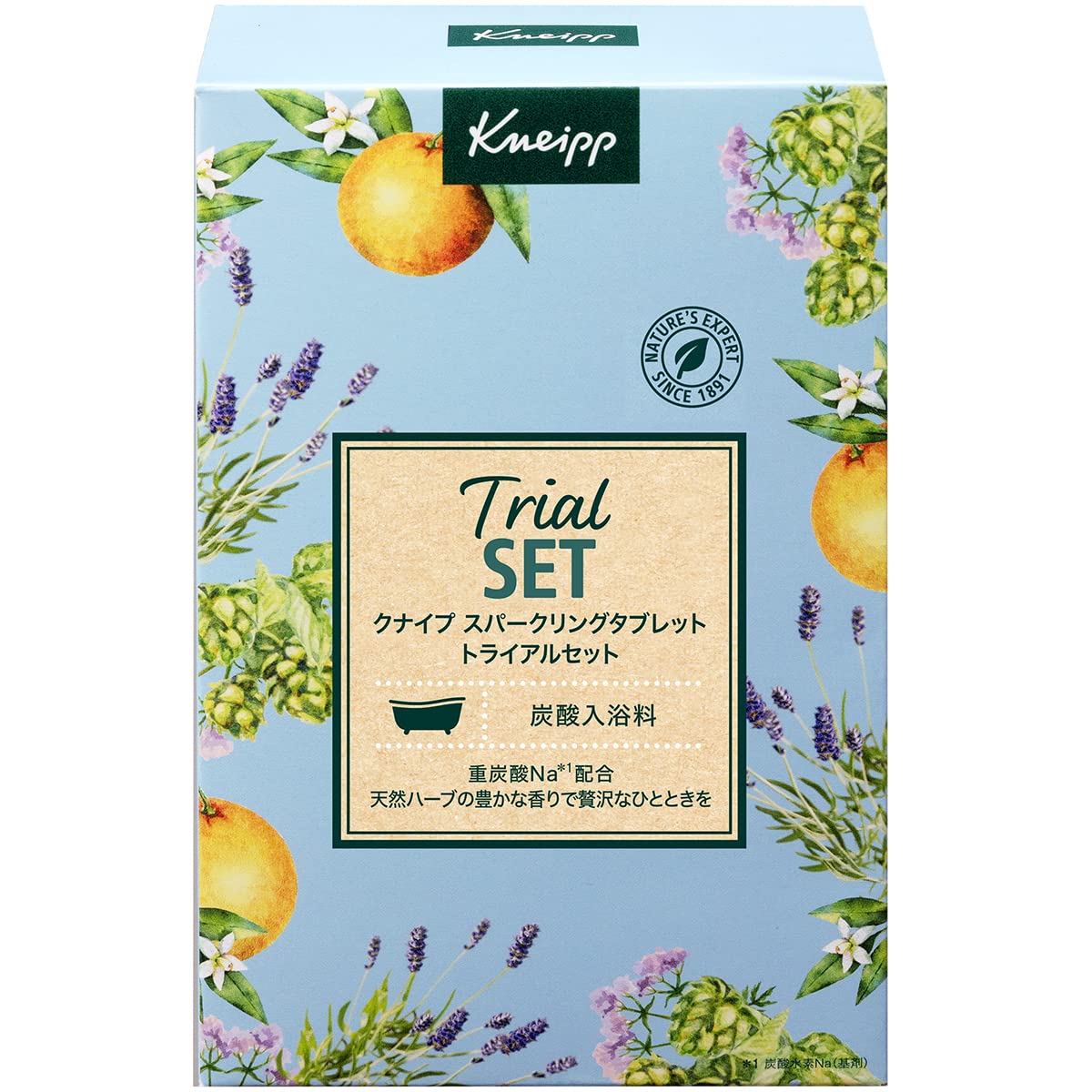 

Sparkling Tablet Trial Set 50g x 6 tablets Carbonated bath additive Relaxation [Kneipp Official] светло-синий