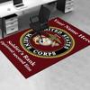 Office Carpet: Marine Corps Emblem Sofa Rug, Chair Protection Blanket