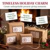 60pcs Elk Santa Claus North Pole Delivery Gift Labels Christmas Gift Labels  Gift Box Decoration