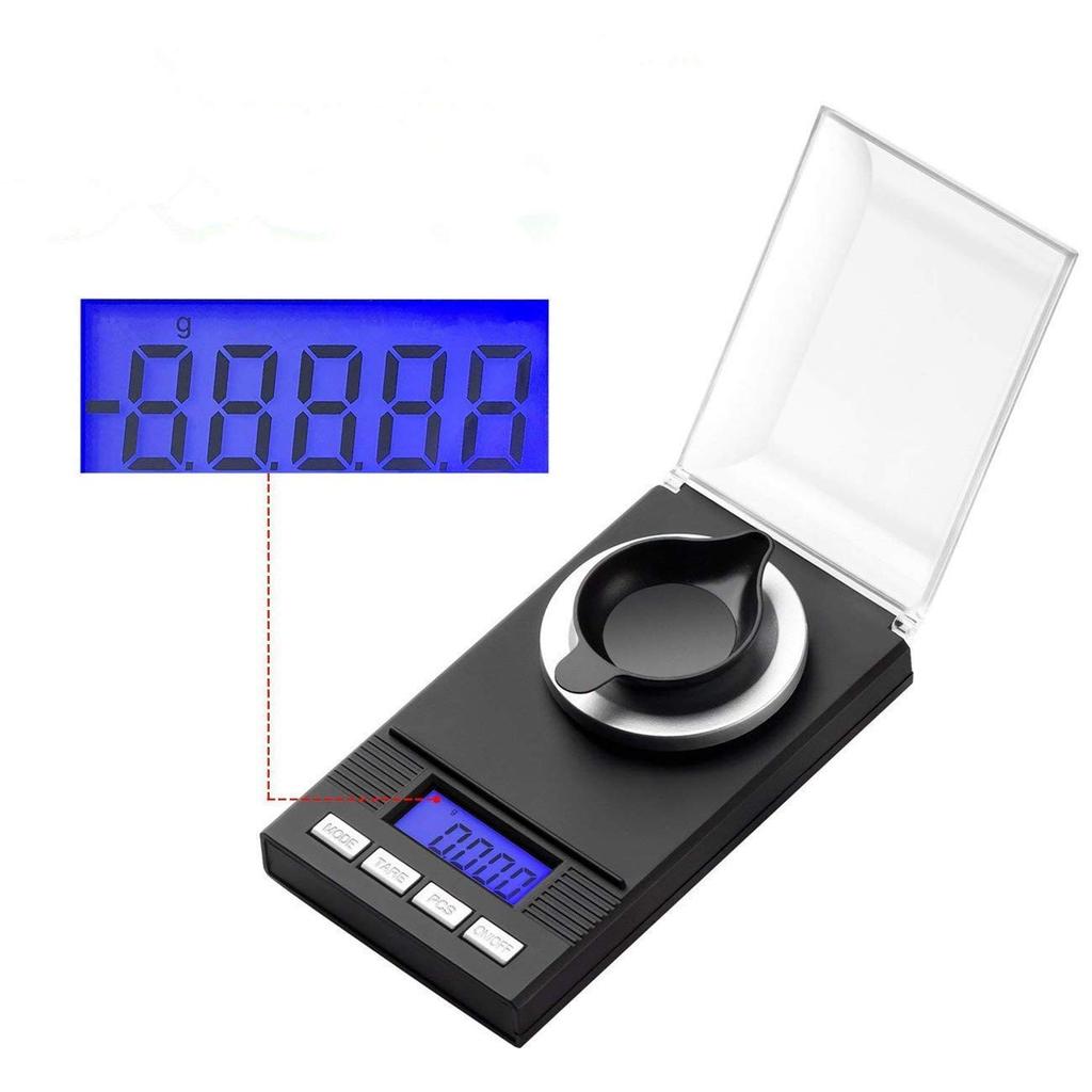 Portable Pocket Digital Scale (Scale) 0.001g-50g Precision Balance for Professional Use