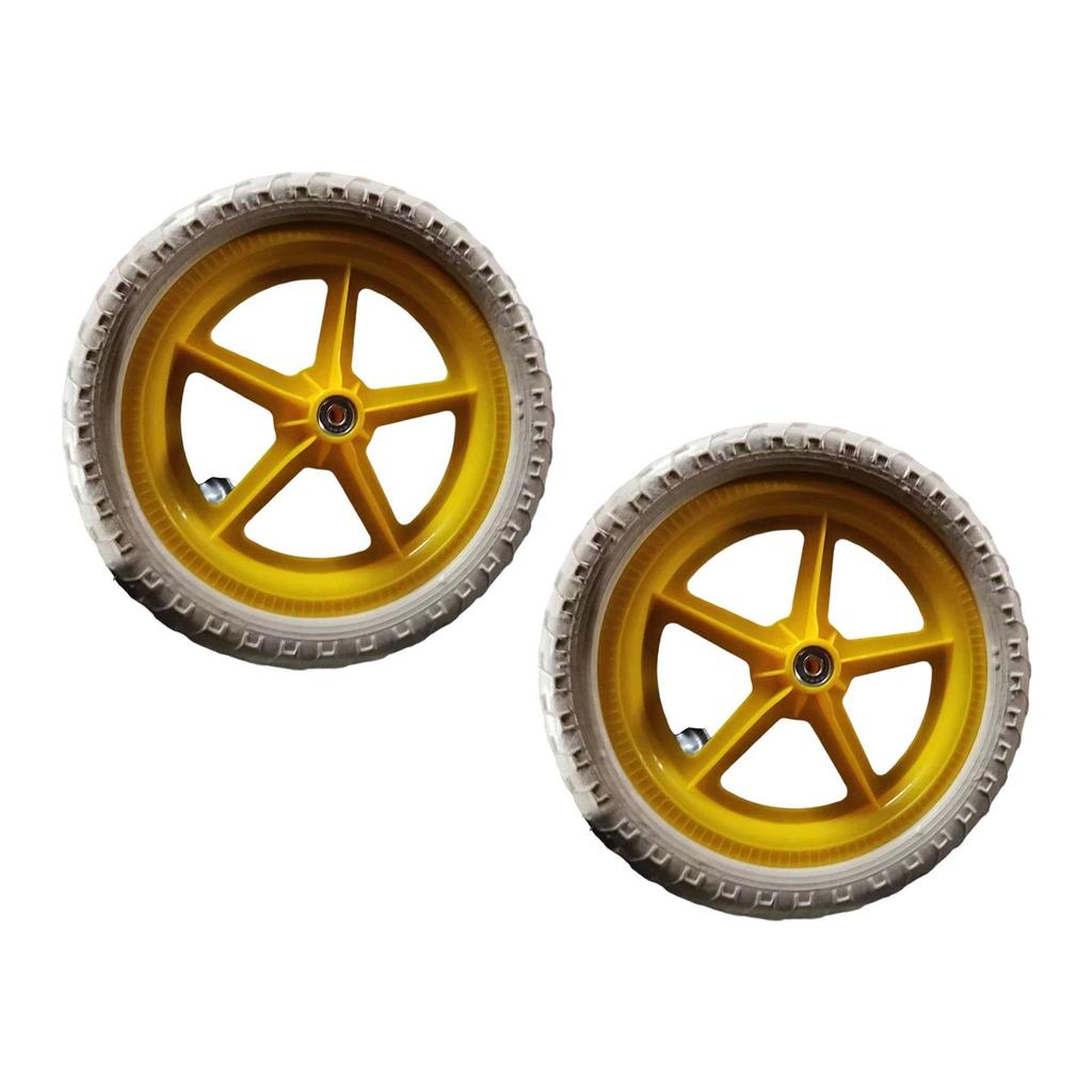 1 Pair Balance Bike Replacement Wheels Riding 27 cm Nonslip Training Wheels