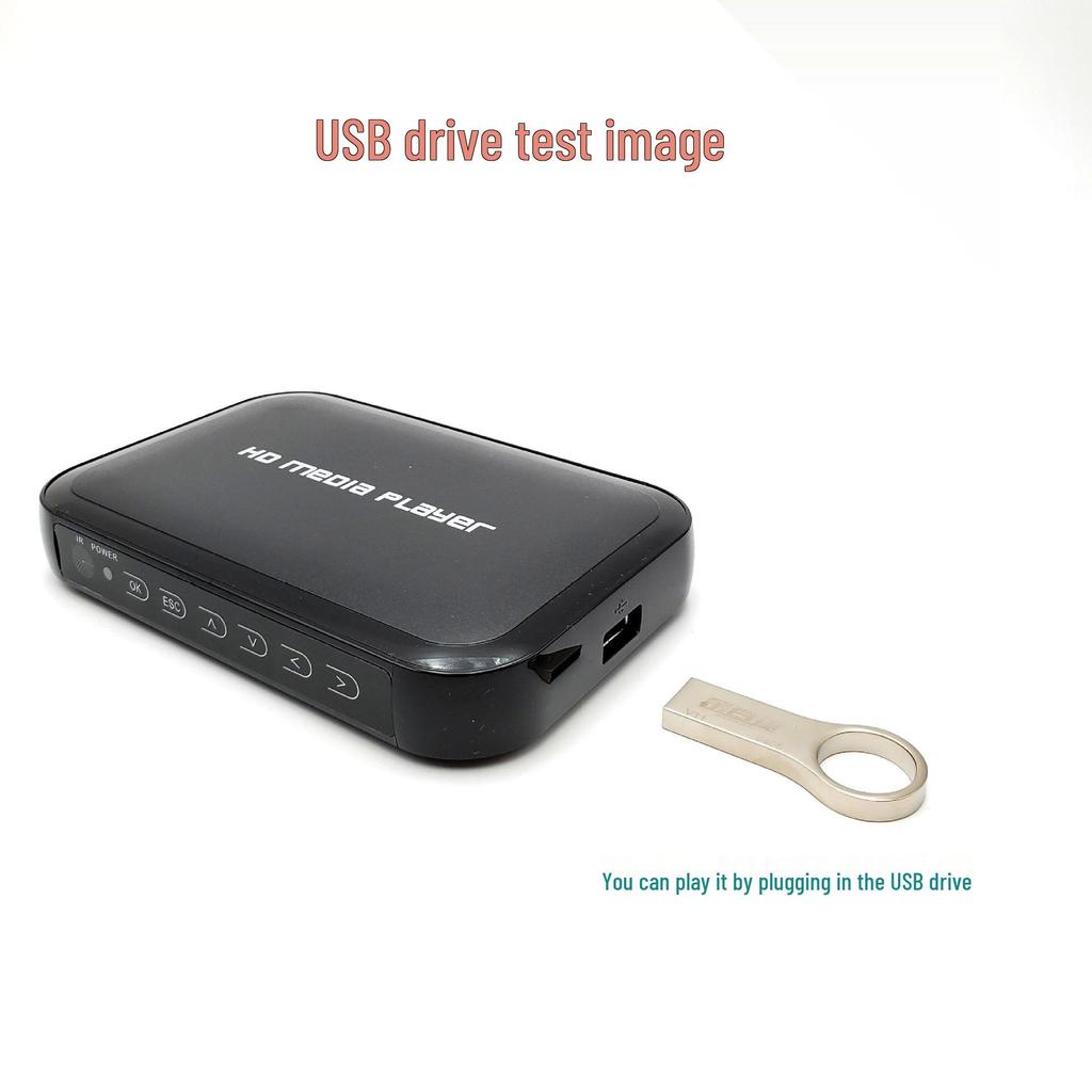 1080P HD Multimedia Player with HDMI & VGA Dual Output for Landscape & Portrait Display