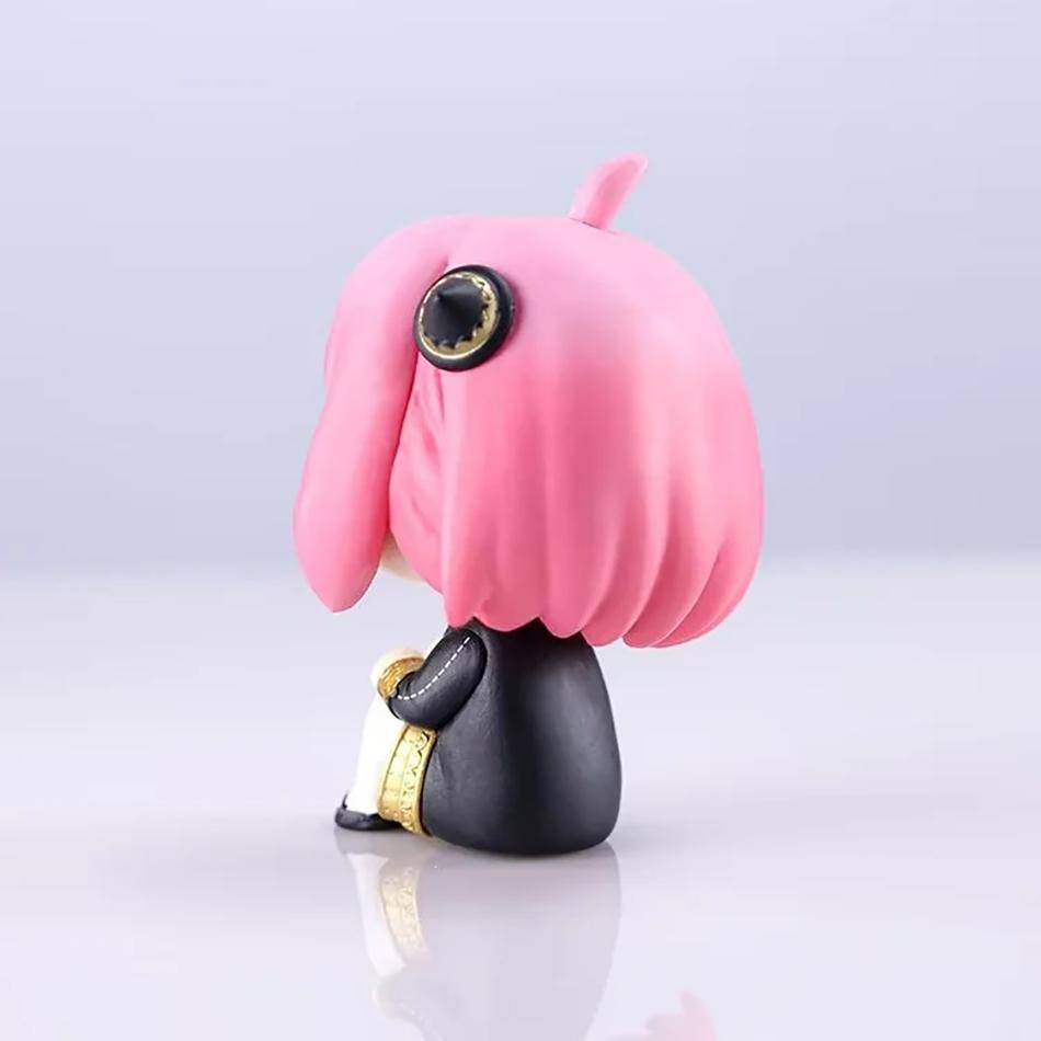 SPY×FAMILY Figure Anime Sitting Q Version Cute Kawaii Figure Toy Doll Car Desk Decoration For Children Fans Girl Birthday Gifts