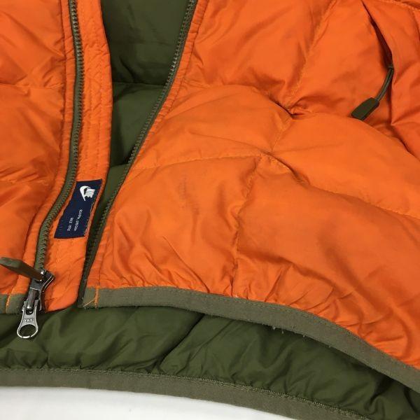 Nike 75% Péřová bunda Pánská L Oranžová Silná Teplá Svrchní oděv(POUŽITÝ)