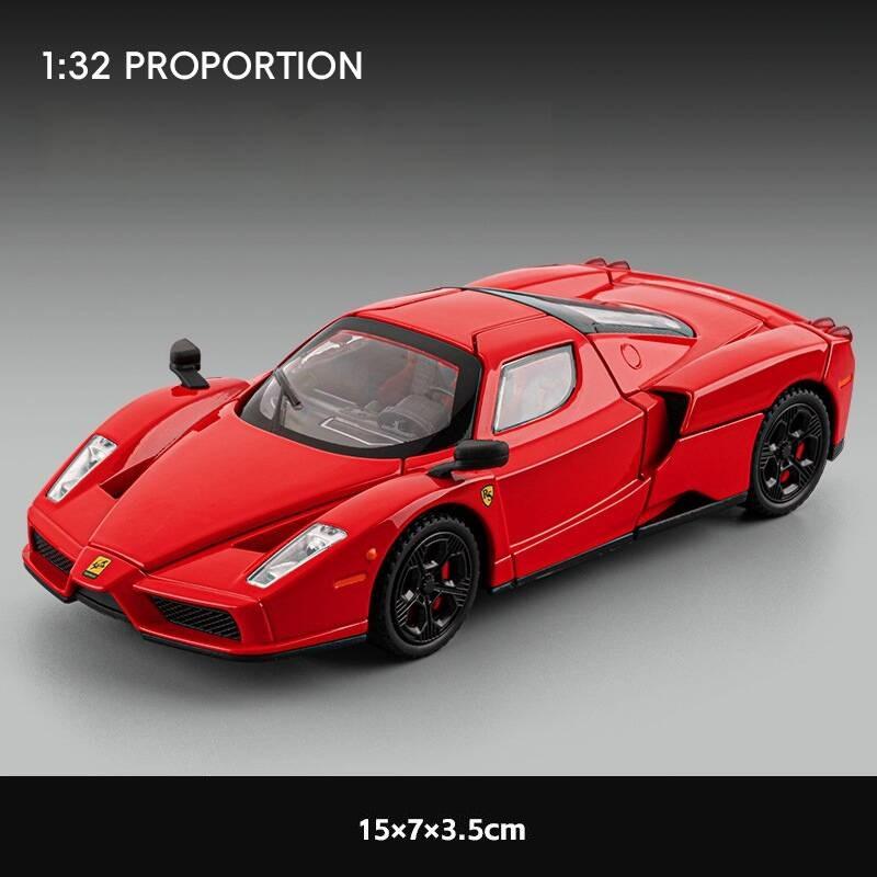 

Ferrari Enzo Классический Суперкар Симуляция Литой и Игрушечный Транспорт Звуки и Свет Инерционная Машинка 1:32 Подарки из сплава для детей