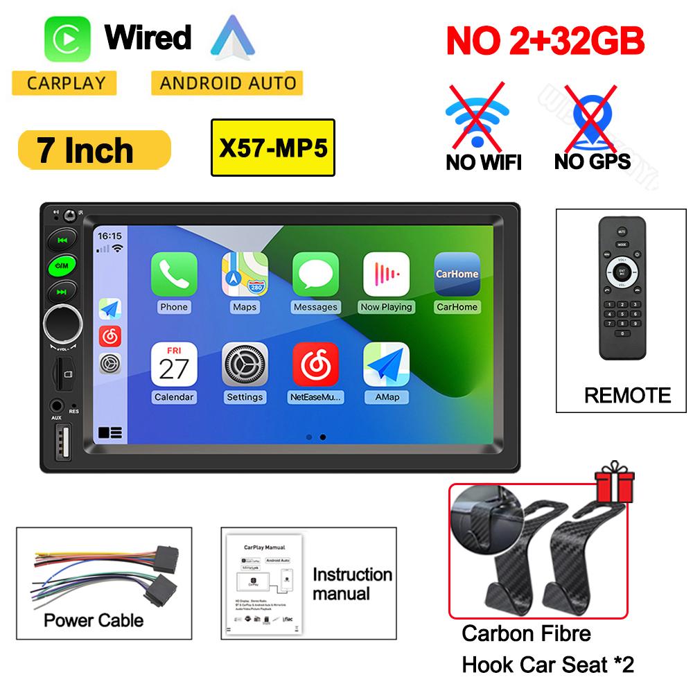 

2 Din Car Audio 7/9/10 дюймов Android 13 Car Radio Androidauto Carplay GPS Автомобильный мультимедийный проигрыватель Автомобильные интеллектуальные системы