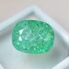 Natural Green Emerald Loose Gemstone 10.65 ct Cushion for Jewelry Making and Gem Collections