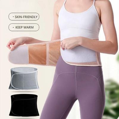 1Pcs Adult Unisex Winter Thicken Plush Lumbar Support Belt Waist Warmer Warm Soft Premium Cozy Kidney Binder Back Brace Stomach